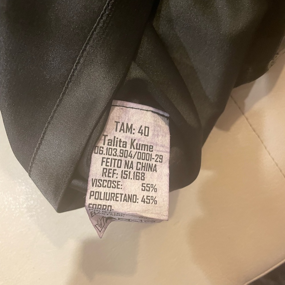 Talita Kume Viscose black mini skirt size 40 - Picture 4 of 4